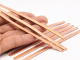 Copper Bracelet Blank, 3 Raw Copper Bracelet Stamping Blanks With 2 Holes (6x145x0.80mm) D532-2