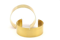Brass Bracelet Blank - Raw Brass Cuff Bracelet Blank Bangle 7 Holes (width 25mm) Brc017