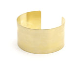 Brass Bracelet Blank - Raw Brass Cuff Bracelet Bangle ( 35x170x1mm) Brc053