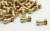 20 Raw Brass Industrial Findings (9x4mm) A0643