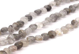 Cloudy Quartz 8x4 Mm Gemstone Beads 15.5 Inches Full Strand G196 T022