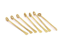 Kürek Gözü Pimleri, 12 Ham Pirinç Kürek Gözü Pimleri (35x1,2 mm) D0411