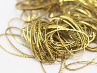 Oval Brass Charm, 15 Raw Brass Oval Faceted Connectors, Findings (30x15mm) A0579
