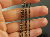 Sparkled Chain, 5 Meters - 16.5 Feet (2x3.5mm) Brass Soldered Chain - Brs4568 ( Z005 )