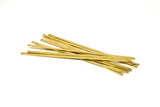 Brass Bracelet Blank, 10 Raw Brass Bracelet Stamping Blank Bangles with 2 holes ( 4x136x0.80mm) D0408