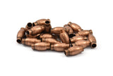 Brass Copper Clasp, 6 Brass Antique Copper Magnetic Clasp For 4mm Leather Cord (19x9mm) Y286
