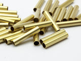 Brass Tube Bead, 40 Brass Tube Beads, Brass Tubes, Jewellery Findings, Tube Beads, Raw Brass Tubes (3x15mm) Bs 1442