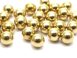 20 Raw Brass Ball Beads Without Holes 9.7 Mm Bs-1096--R004