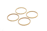 22mm Brass Circles, 40 Raw Brass Circles (22x1mm) N0536