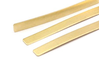 135mm Stamping Blank, 5 Raw Brass Bracelet Stamping Blanks ( 8x135x1mm) N0430