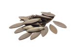 Brass Marquise Charm, 50 Antique Brass Marquise Charms Findings (27mm) Pen 27 K089