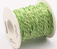 1 Spool - 50 Meters - Swarovski Crystal Cotton Yarn, Peridot