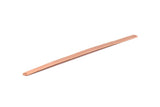 Copper Bracelet Blank, 3 Raw Copper Bracelet Stamping Blanks With 2 Holes (6x145x0.80mm) D532-2