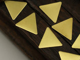 12mm Brass Triangle, 250 Raw Brass Triangles, Stamping Blanks (12x14mm) Brs 3016 A0411