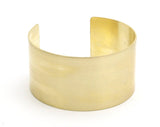 Brass Bracelet Blank - Raw Brass Cuff Bracelet Bangle ( 35x170x1mm) Brc053