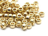 50 Raw Brass Spacer Rondelle Beads (5.8x3.8mm) Bs1177--n0551