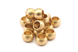 40 Raw Brass Rondelle Beads , Findings (9x6mm) Brs 0191 A0977