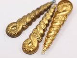 2 Vintage Brass Pendant, Charms 40x10 Mm L-14