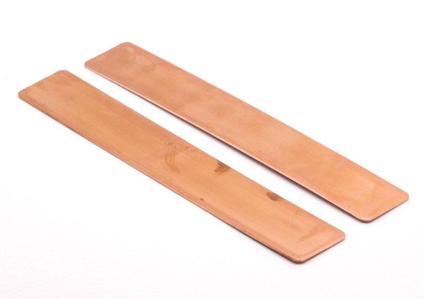 Copper Bracelet Blank, 2 Raw Copper Bracelet Stamping Blanks, Bangles (30x156x1mm) D0523