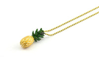 Alloy Pineapple Pendant - 5 Zinc Alloy Pineapple with 1 Loop, Pendants, Earrings, Findings (21x9mm) BS 2026
