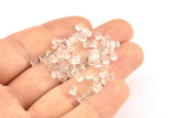 Silicone Earring Studs, 250 Silicone Flat Earring Studs Back Stoppers (3x2.8mm) BS 2257
