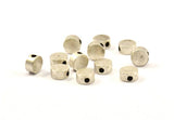 Round Spacer Bead, 415 Antique Silver Plated Circle Industrial Spacer Bead, Findings (7x3.5mm) A0815 H0182