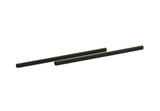 80mm Black Tubes, 12 Oxidized Brass Long Black Tube Beads (3x80mm) Bs 1447 S122