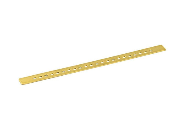 Brass Bracelet Blank - 2 Raw Brass Square Bracelet Flat Blanks Without Holes (10x152x1mm) V021