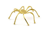 Brass Spider Settings, 1 Raw Brass Spider Setting Bases (75x75mm) V054