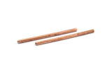 Himmeli Copper Tubes, 30 Raw Copper Tube Beads (2x40mm) D0103