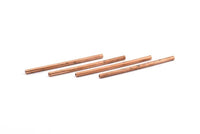 Himmeli Copper Tubes, 30 Raw Copper Tube Beads (2x40mm) D0103