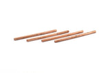 Himmeli Copper Tubes, 30 Raw Copper Tube Beads (2x40mm) D0103
