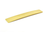 Brass Stamping Blanks , 2 Raw Brass Wide Flat Stamping Bracelet Blanks  (170x30x1mm) V055