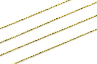 5 Meters Raw Brass Ball Chain, Link Chain, Brass Chain (1mm)  Z150