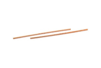 Copper Tube Beads, 12 Raw Copper Tube Beads (2x90mm) BRC228