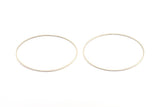 70mm Silver Rings - 6 Antique Silver Plated Circle Connectors (70x1x1mm) Bs 1103 H1171