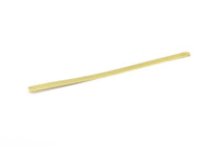 Brass Bracelet Blank, 2 Raw Brass Flat Stamping Bracelet Blanks (145x6x1mm) BRC002