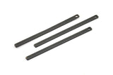 Black Bar Pendant, 12 Oxidized Brass Black Bar Pendant, Findings (55x3x1mm) Brc 154--a0826 A0907 S289