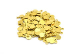 Brass Cabochon Tags, 15000 Raw Brass Cabochon Tags, Stamping Tags (4.5mm) A0216