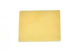 Brass Square Sheets, 10 Raw Brass Square Blanks (30x0.40mm) A0099