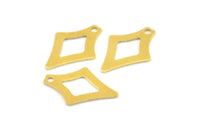 Brass Arrow Charm, 25 Raw Brass Arrow Head Charms, Findings (17x12mm) Brs 1996 A0640