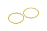 Circlr Choker Pendant, 30 Raw Brass Connector Rings (25mm) Brs 450 A0188
