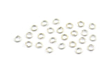 3 mm Jump Ring, 250 Silver Tone Round Jump Rings (3x0.5mm) BS 2171