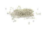 3 mm Jump Ring, 250 Silver Tone Round Jump Rings (3x0.5mm) BS 2171