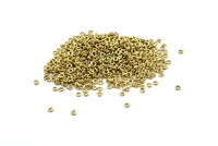 Brass Circle Connector, 500 Raw Brass Circle Connectors, Rings, Findings (3x0.7mm) BS 2075