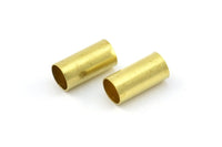 Brass Round Tubes, 50 Raw Brass Tubes (5x10mm) Bs 1461