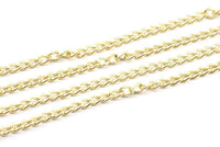 Aluminum Link Chain, 5 Meters - 16.5 Feet Aluminum Open Link Chain (5x7mm) AL-05