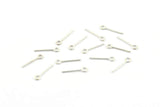 925 Silver Eye Pin, 300 Silver Plated Eye Pins, Findings (11x0.6mm) BS 1834