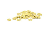 Maple Leaf Blank, 50 Raw Brass Clover Blanks (10.5x0.4mm) A0817