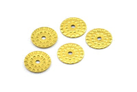 Brass Bead Cap, 50 Raw Brass Bead Caps, Findings (9mm) Brs 86 A0448